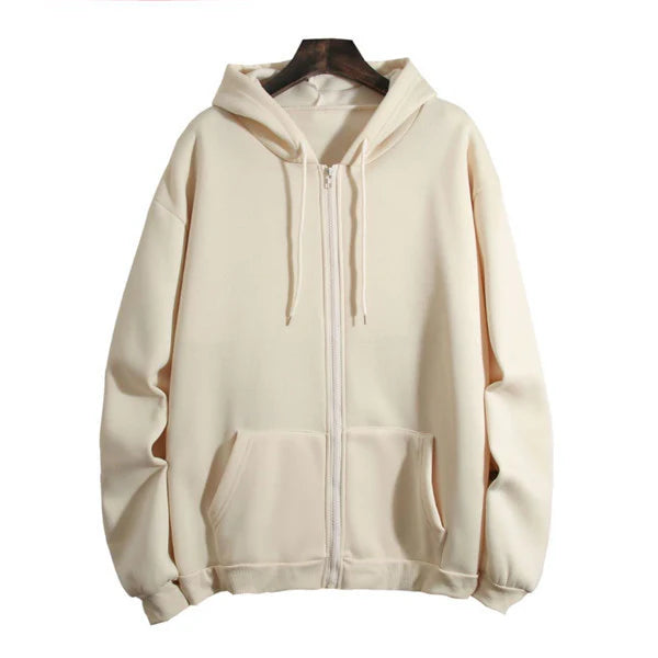 Zephanie | Women's Cozy Loose-Fit Zip-Up Hoodie