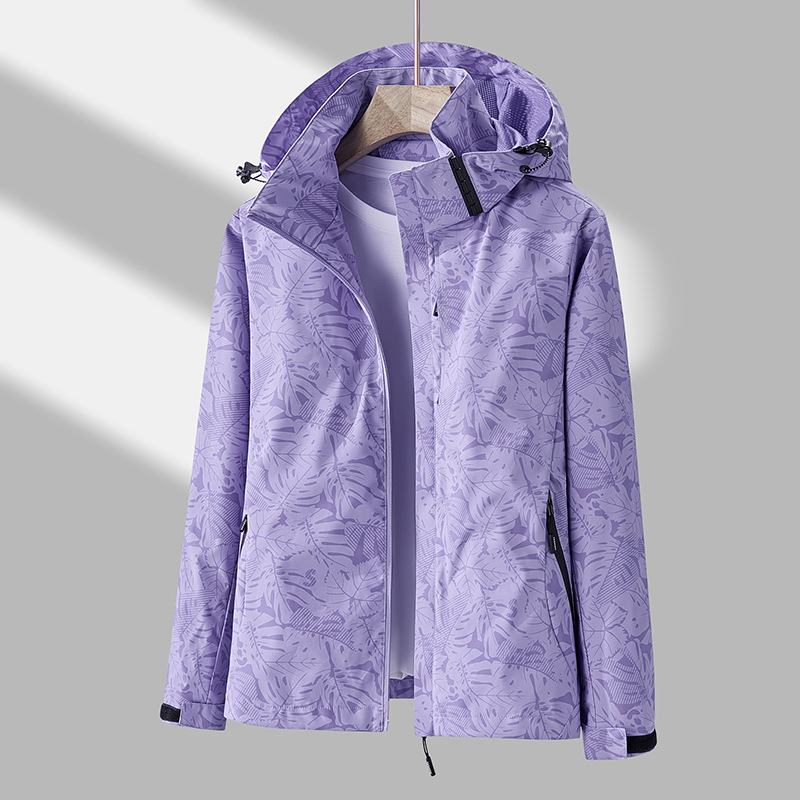 Fern | Women's Chic Waterproof Zip-Up Hooded Jacket