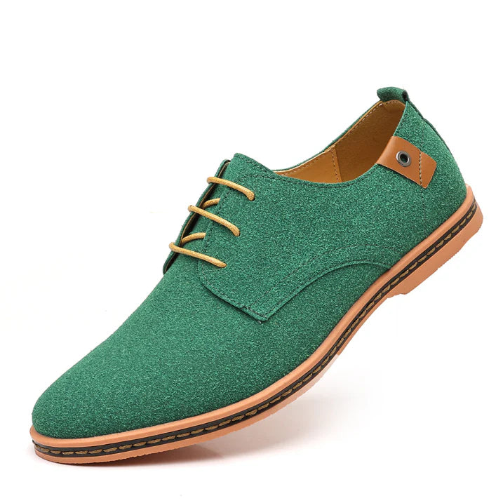 Isaac | Men's Classic Suede Oxford Dress Shoes