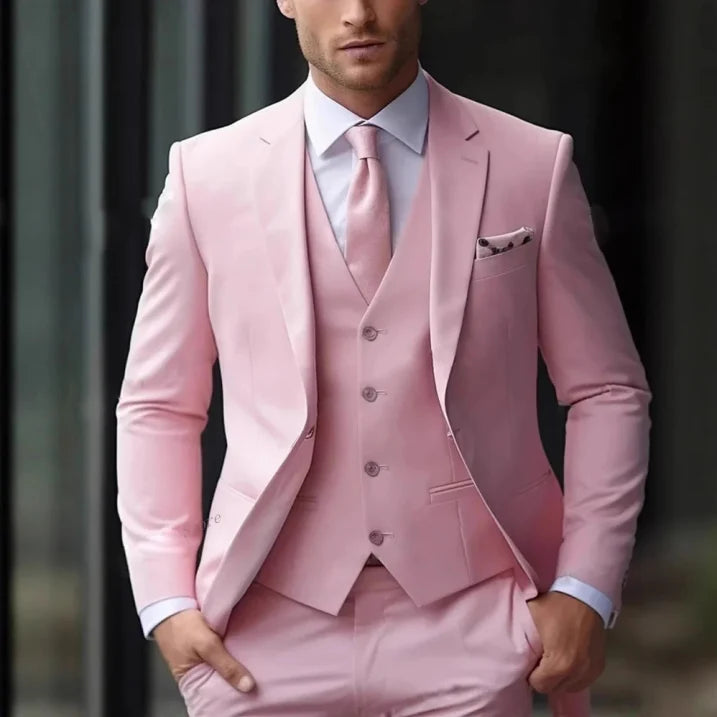 Colton | Men's Slim Tailored Three-Piece Suit