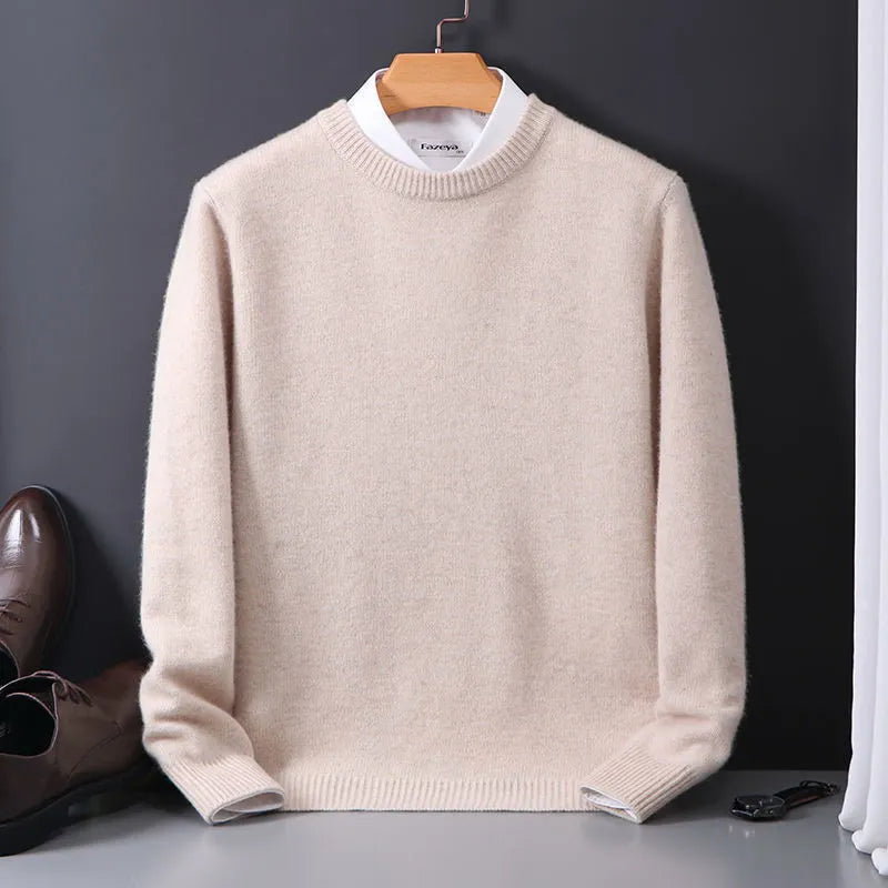 Wesley | Men's Premium Cashmere Crewneck Sweater