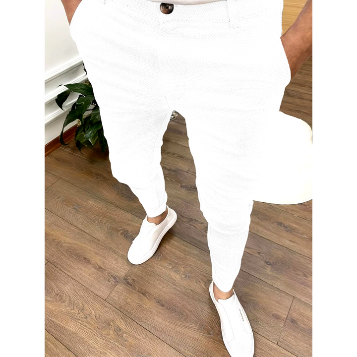 Declan | Men's Modern Slim-Fit Stretch Trousers