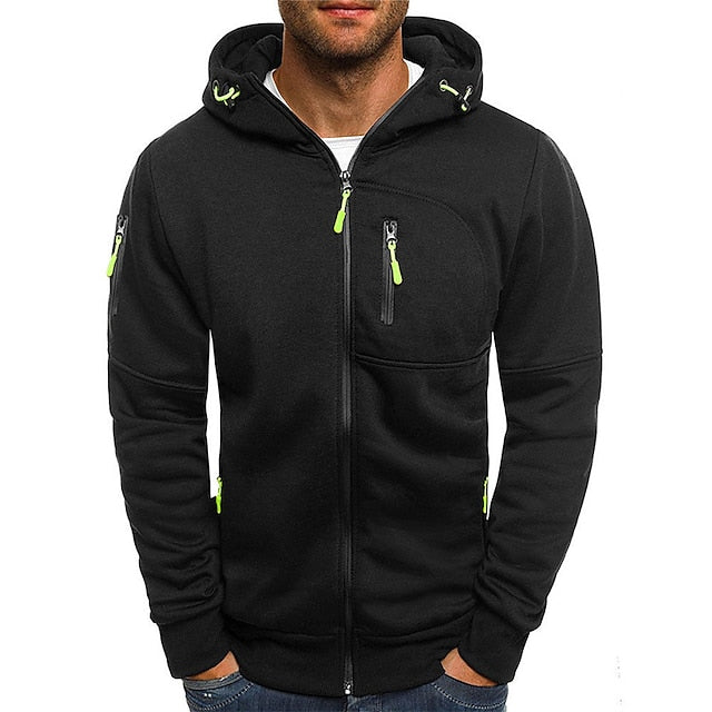 Cole | Men's Lightweight Zip-Up Hoodie