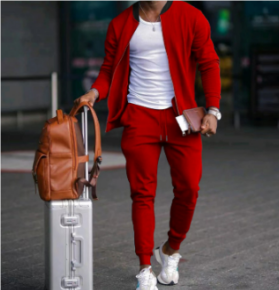 Jules | Men's Casual Zip-Up Jacket & Sweatpant Set