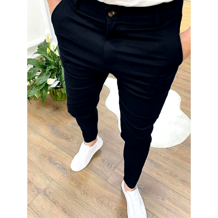 Declan | Men's Modern Slim-Fit Stretch Trousers