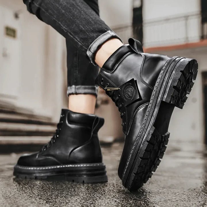 River | Men's Premium Lace-Up High-Top Boots