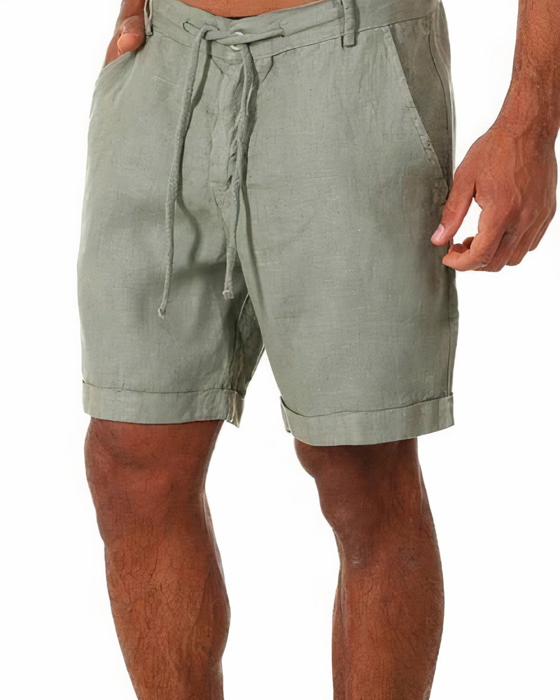 Scott | Men's Casual Linen Bermuda Shorts