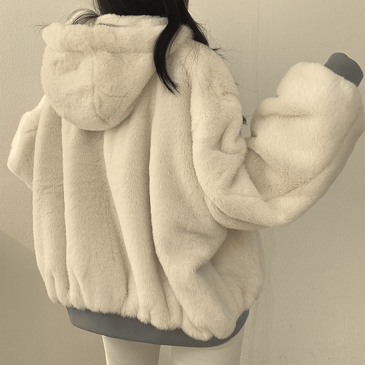 Mira | Women's Cozy Reversible Hooded Winter Jacket