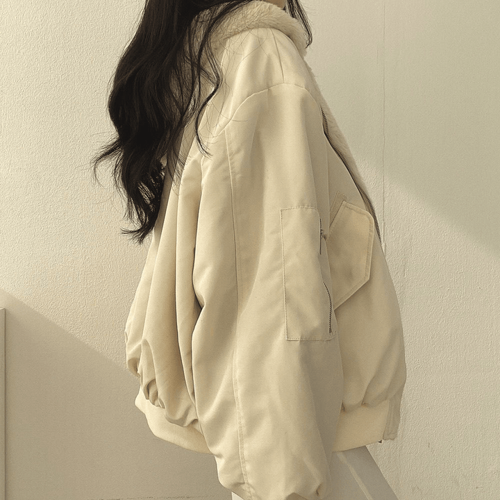 Mira | Women's Cozy Reversible Hooded Winter Jacket
