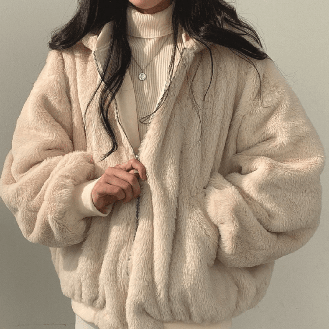 Mira | Women's Cozy Reversible Hooded Winter Jacket