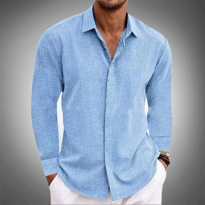 Bobby | Men's Casual Linen Button-Up Shirt