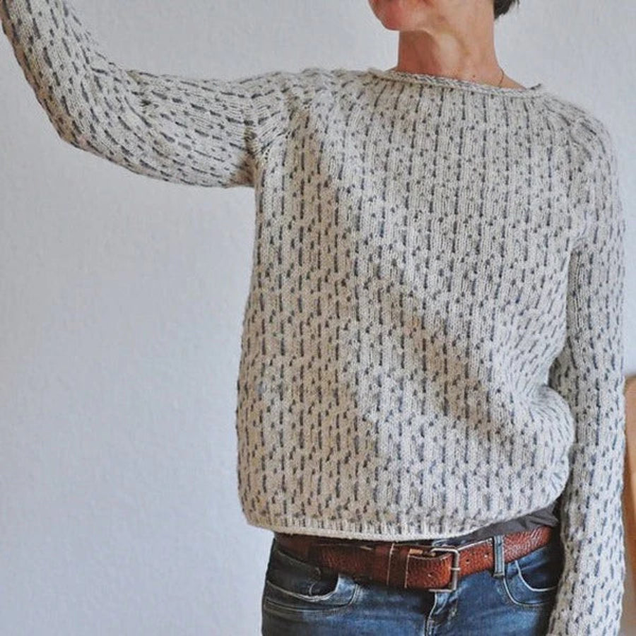 Gemma | Women's Cozy Raglan Sleeve Crew Neck Knit Sweater