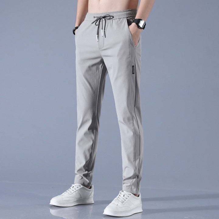 Ronan | Men's Sporty Drawstring Stretch Trousers