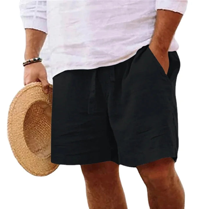 Diego | Men's Casual Drawstring Cotton Linen Shorts