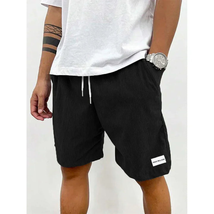 Clive | Men's Relaxed Fit Stretch Drawstring Corduroy Shorts