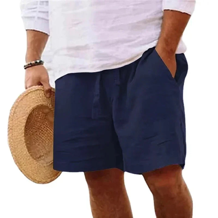 Diego | Men's Casual Drawstring Cotton Linen Shorts