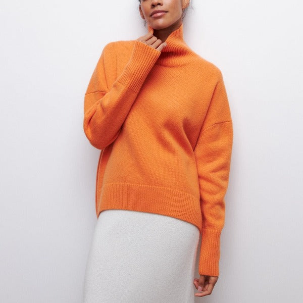 Callie | Women's Warm Oversized Turtleneck Sweater