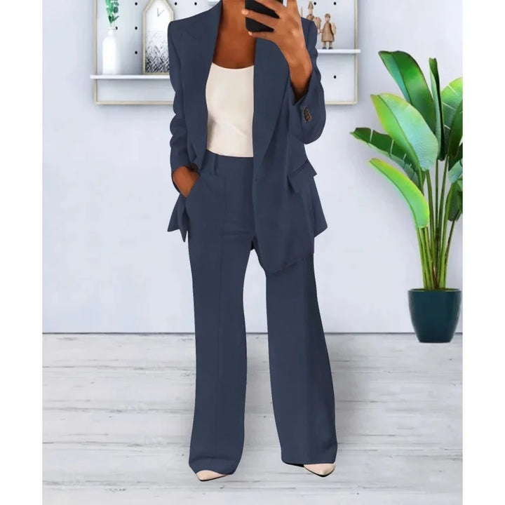 Elena | Women's Tailored Wide-Leg Pant Suit