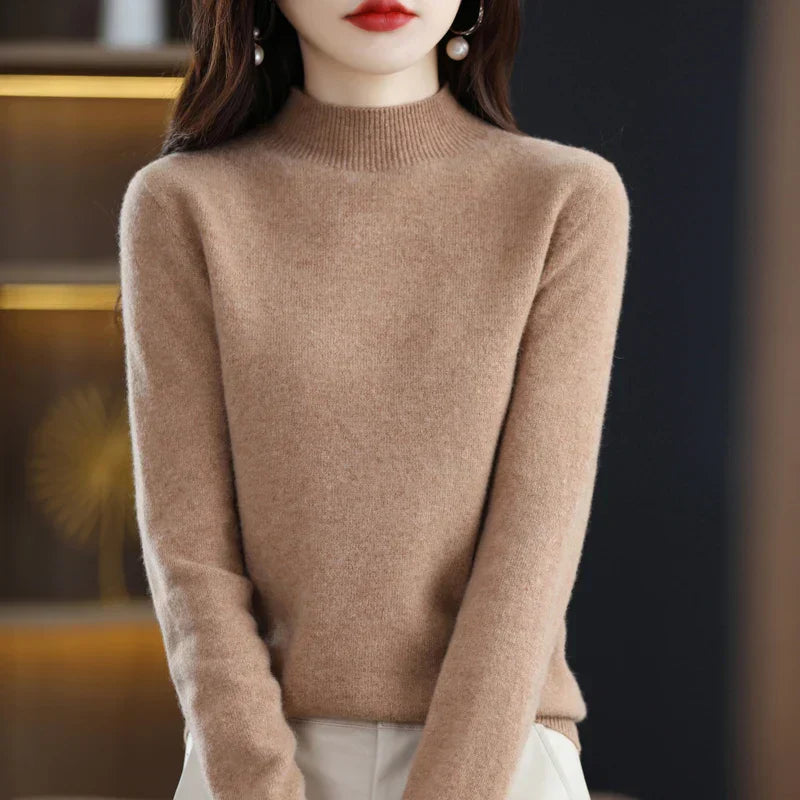 Rosie | Women's Luxurious Cashmere Turtleneck Sweater