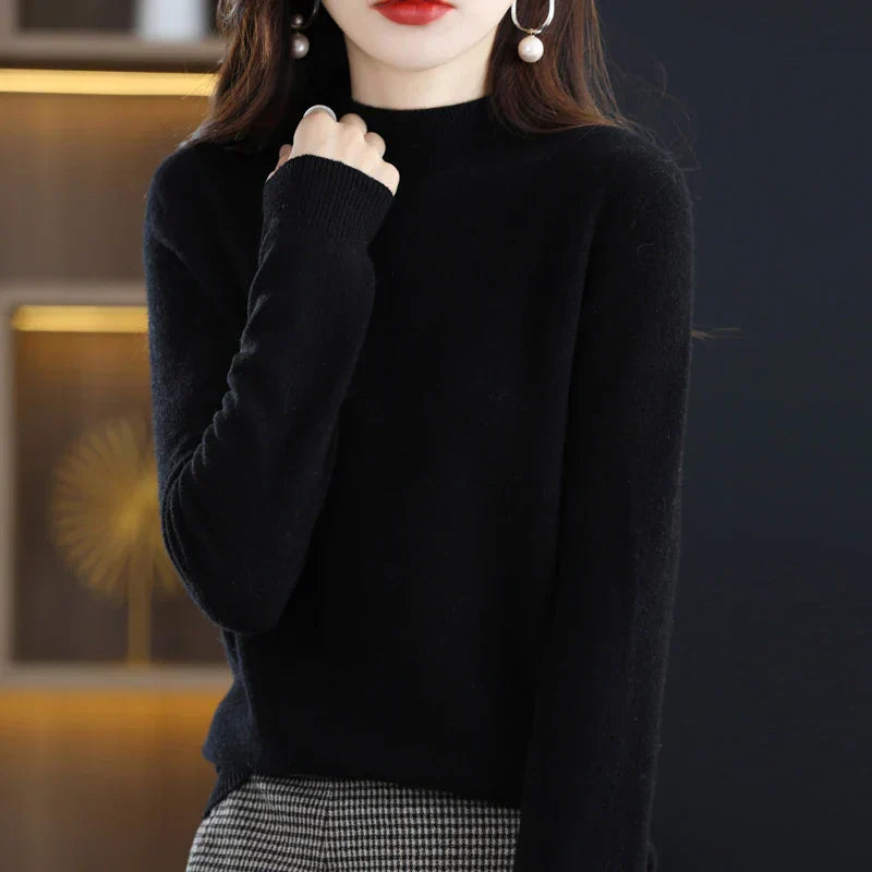 Rosie | Women's Luxurious Cashmere Turtleneck Sweater