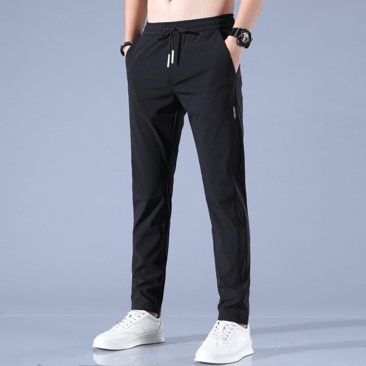 Ronan | Men's Sporty Drawstring Stretch Trousers