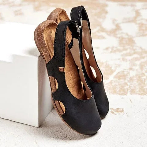 Ruby | Women's Mary Jane Closed Toe Flat Sandals