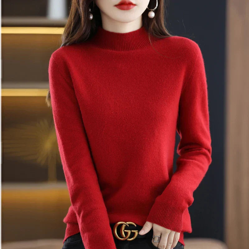Rosie | Women's Luxurious Cashmere Turtleneck Sweater