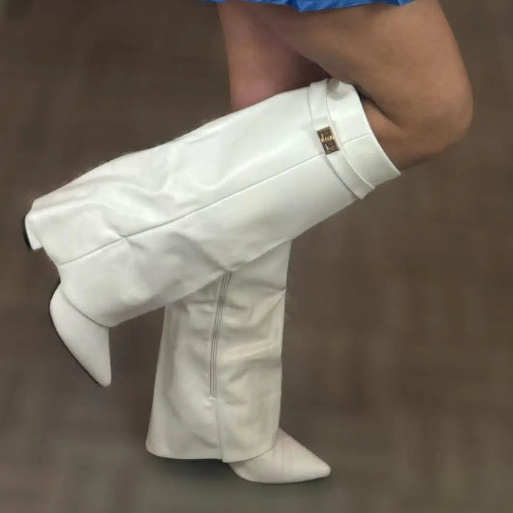 Phoebe | Women's Trendy Chunky Heel Knee-Highs Boots