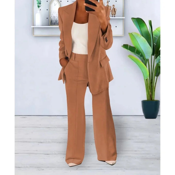 Elena | Women's Tailored Wide-Leg Pant Suit