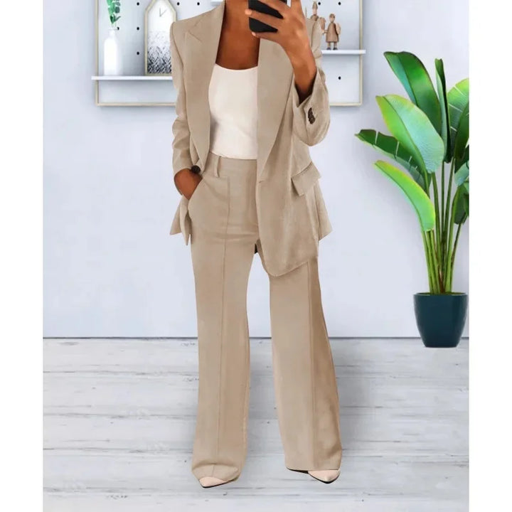 Elena | Women's Tailored Wide-Leg Pant Suit