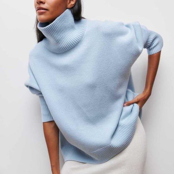 Callie | Women's Warm Oversized Turtleneck Sweater