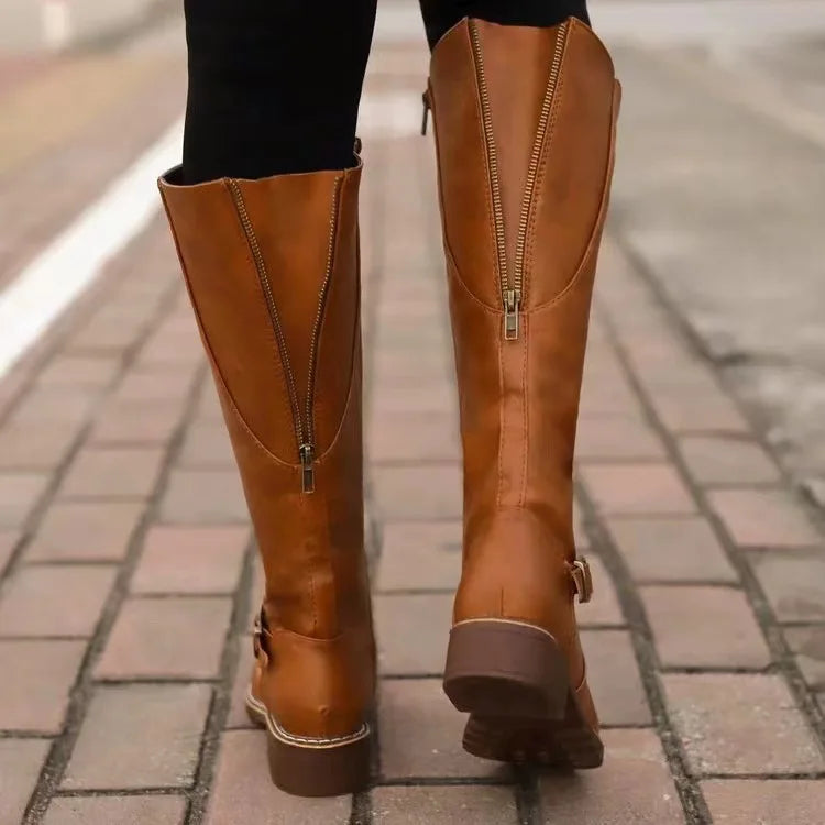 Sienna | Women's Knee-High Leather Riding Boots