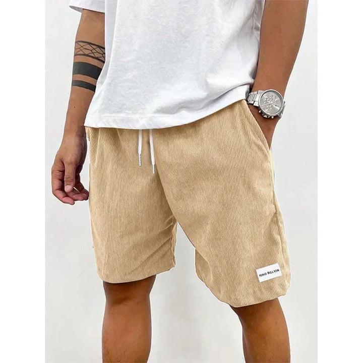 Clive | Men's Relaxed Fit Stretch Drawstring Corduroy Shorts