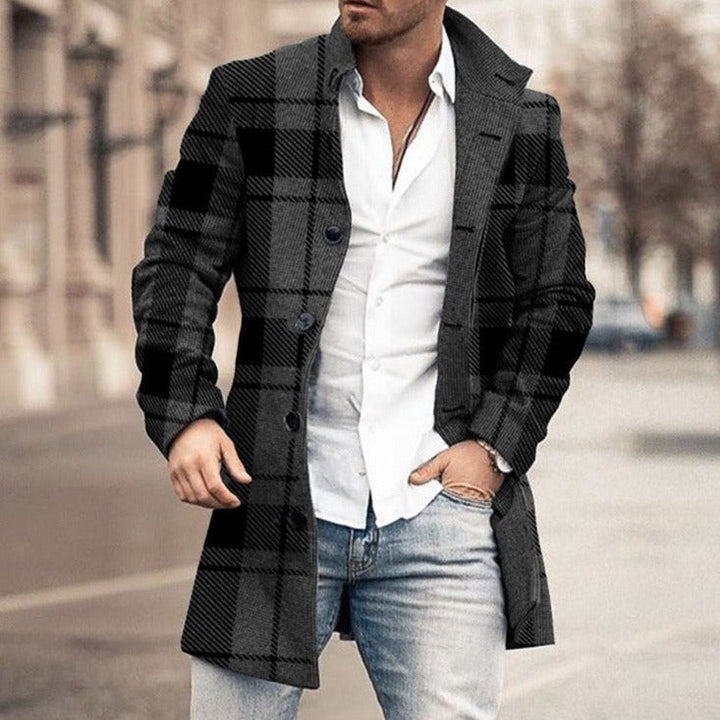 Desmond | Men's Warm Single-Breasted Winter Coat
