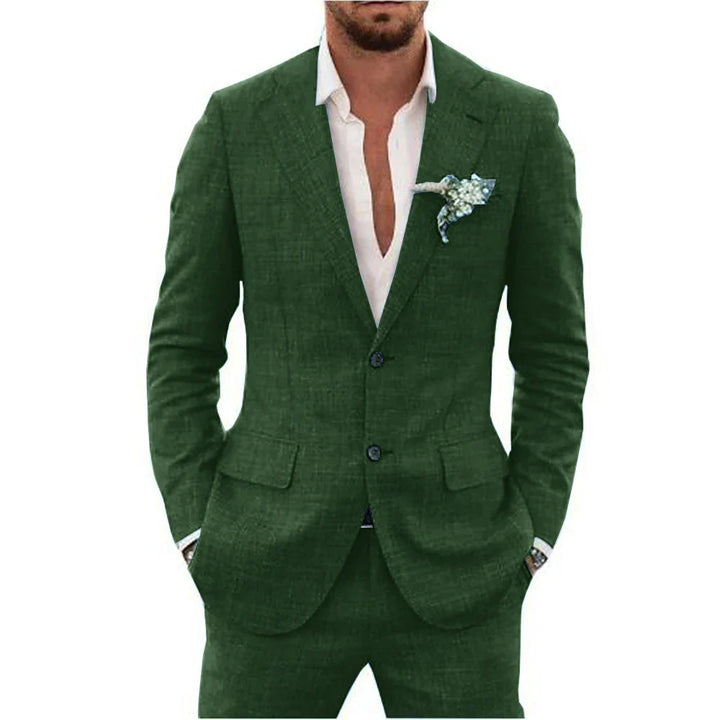 Walker | Men's Lightweight Tailored Two-Piece Linen  Suit
