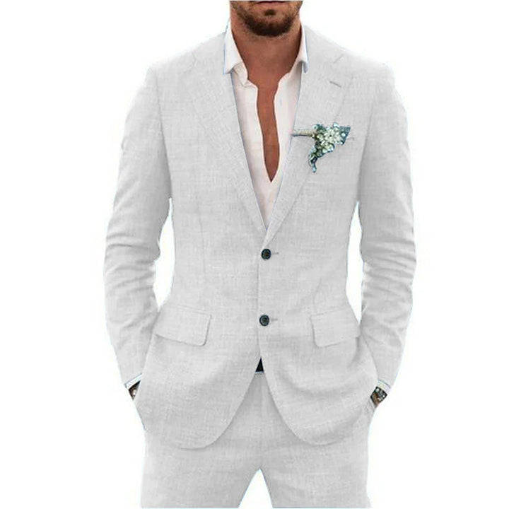 Walker | Men's Lightweight Tailored Two-Piece Linen  Suit