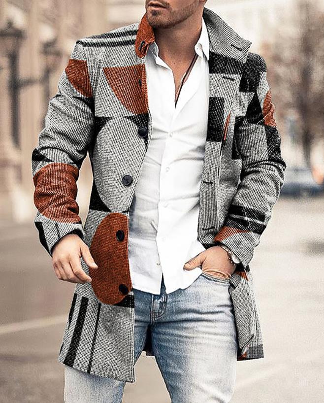 Desmond | Men's Warm Single-Breasted Winter Coat