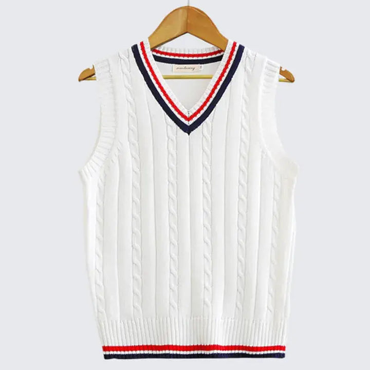 Mateo | Men's Classic Cable Knit Sweater Vest