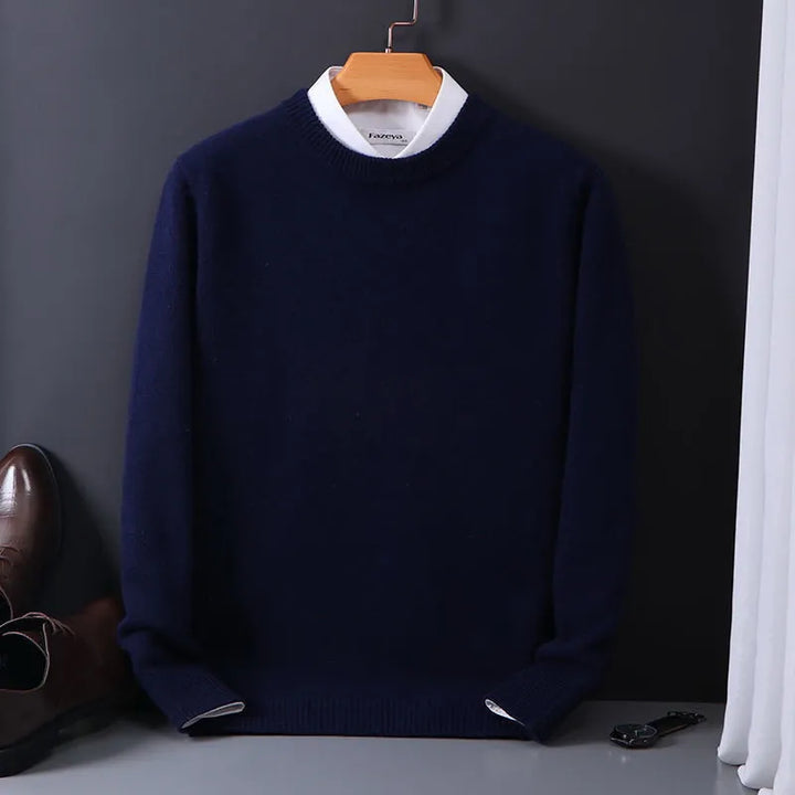 Wesley | Men's Premium Cashmere Crewneck Sweater