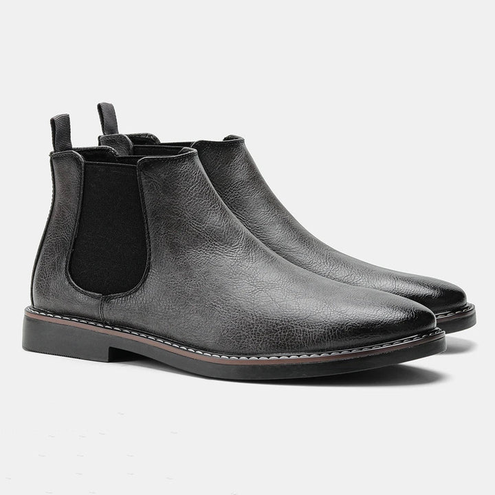 Michael | Men's Classic Polished Leather Chelsea Boots