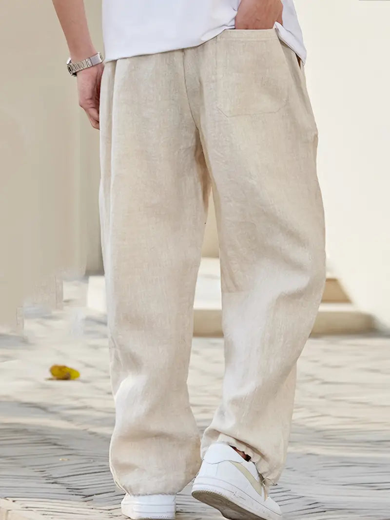 Felix | Men's Casual Drawstring Linen Pants