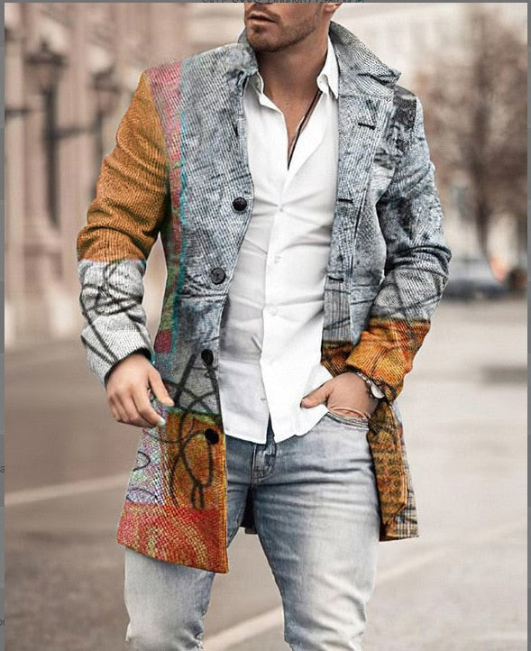 Desmond | Men's Warm Single-Breasted Winter Coat