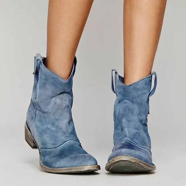 Mandy | Women's Vintage Western Ankle Boots