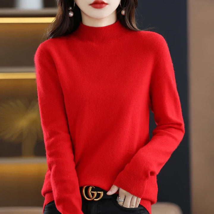 Rosie | Women's Luxurious Cashmere Turtleneck Sweater