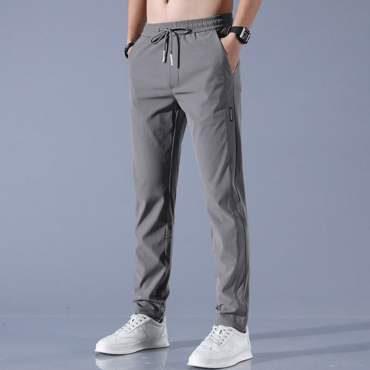 Ronan | Men's Sporty Drawstring Stretch Trousers