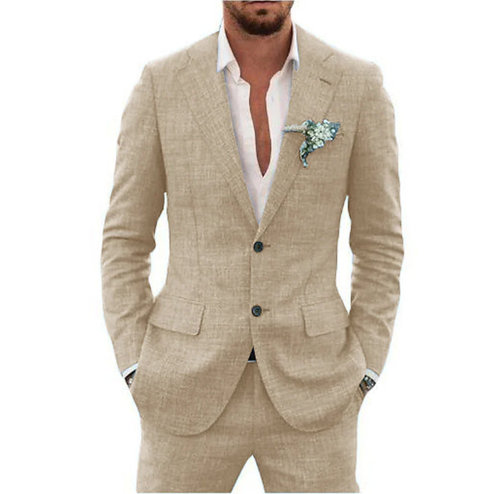 Walker | Men's Lightweight Tailored Two-Piece Linen  Suit