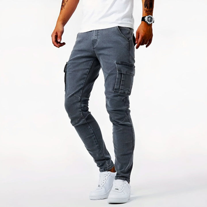 Kade | Men's Stretch Slim-Fit Cargo Jeans