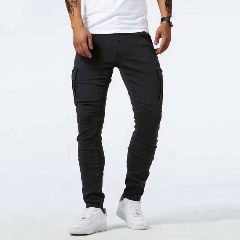 Kade | Men's Stretch Slim-Fit Cargo Jeans
