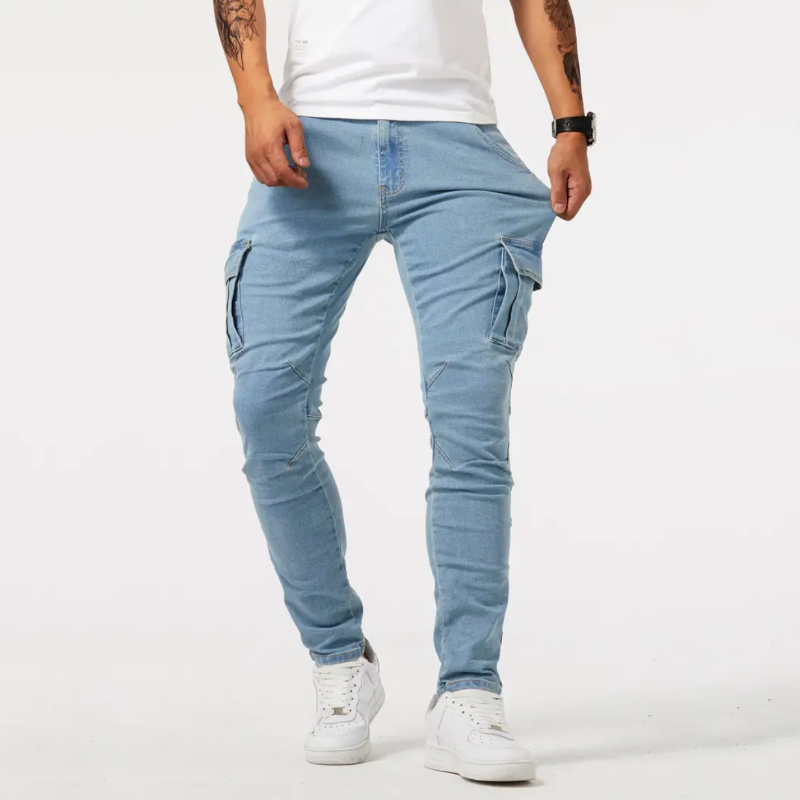 Kade | Men's Stretch Slim-Fit Cargo Jeans