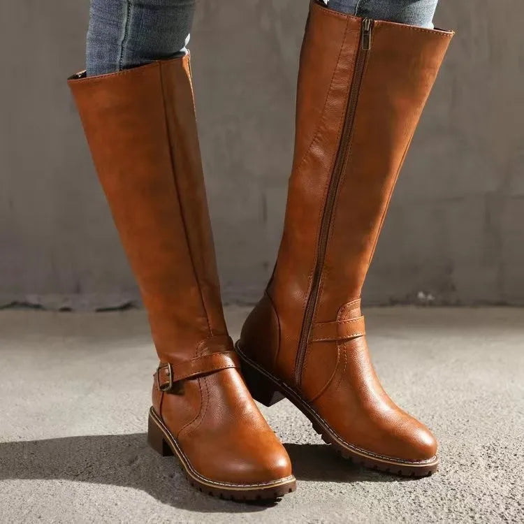 Sienna | Women's Knee-High Leather Riding Boots
